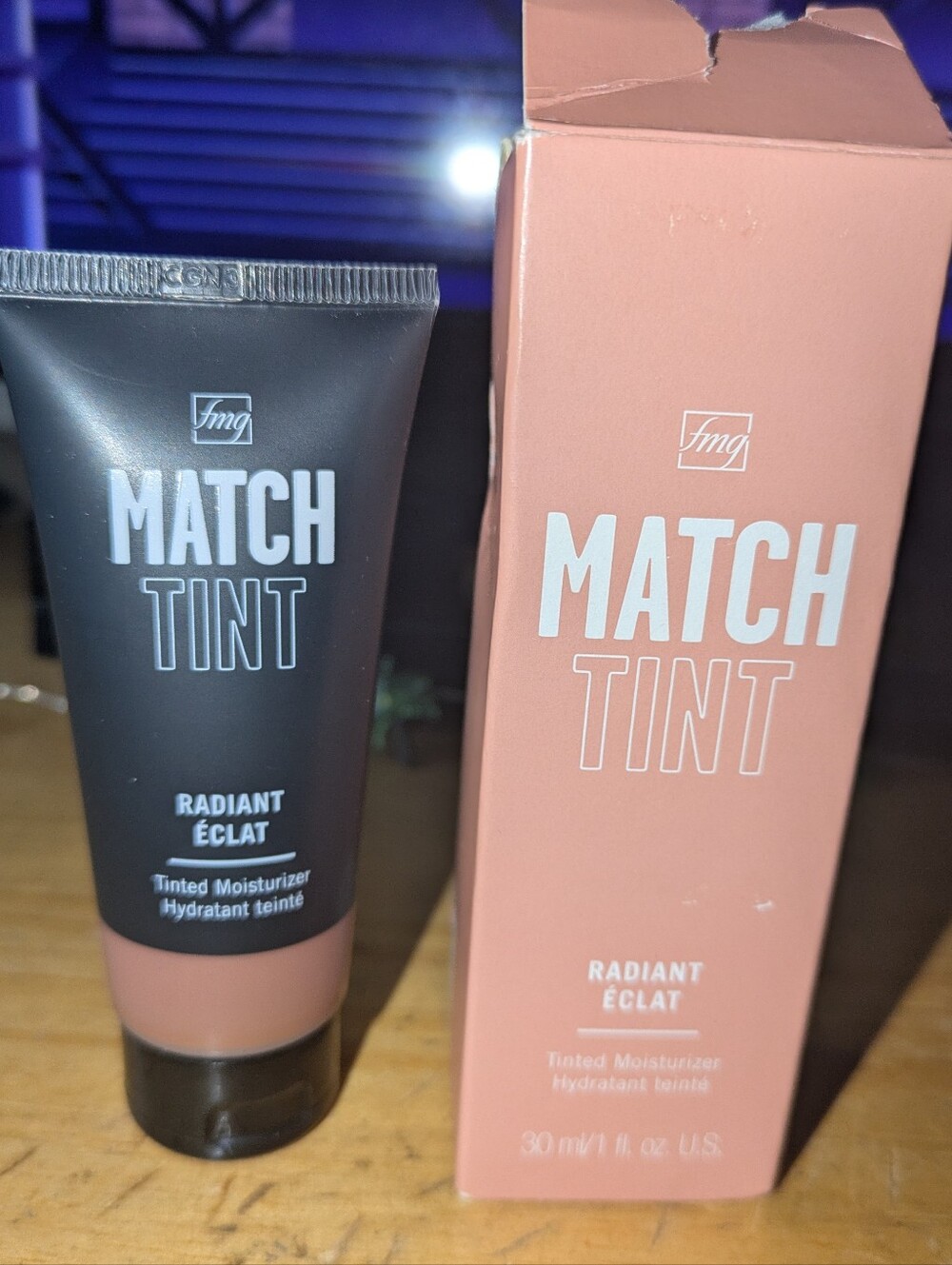 NEW fmg Match Tint Radiant Tinted Moisturizer Tan Deep 1 oz Avon NIB